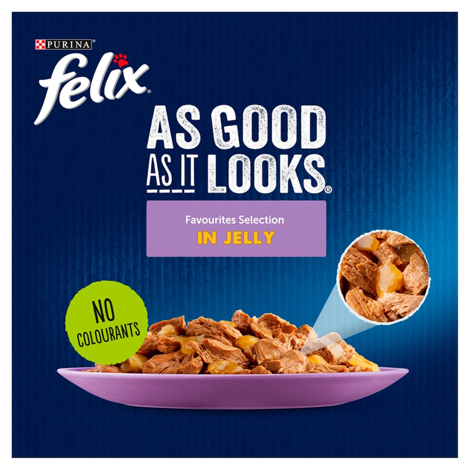 image 1 of Felix As Good As it Looks Favourites Selection Wet Cat Food 12x85g