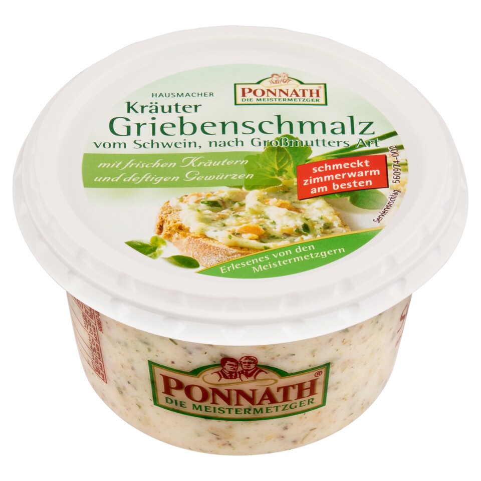 Obrázek 1 pro produkt Ponnath Škvarková pomazánka s bylinkami 200g