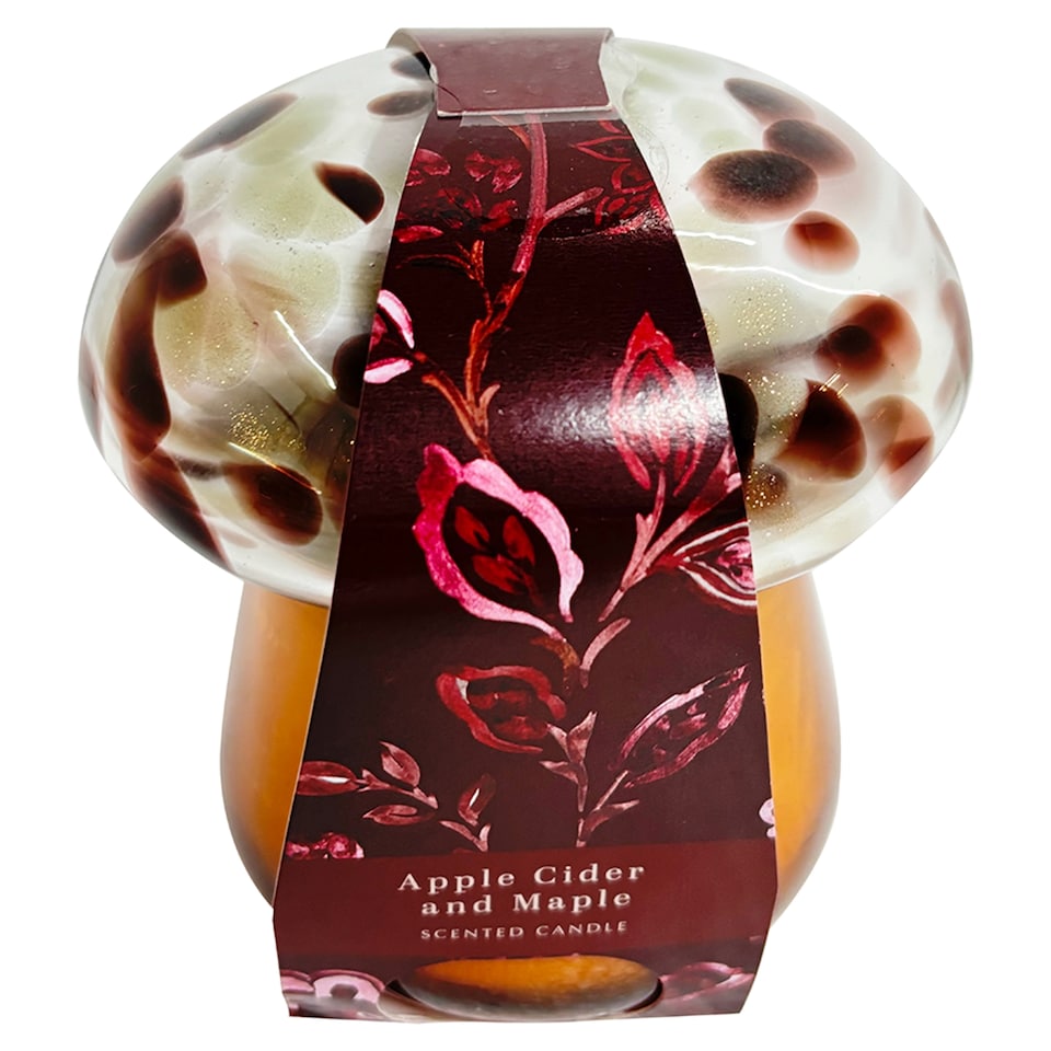 F&F Home Confetti Glass Mushroom Candle 227g