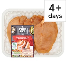 Tesco Fire Pit Piri Piri Quick Fry Chicken Steaks 320g