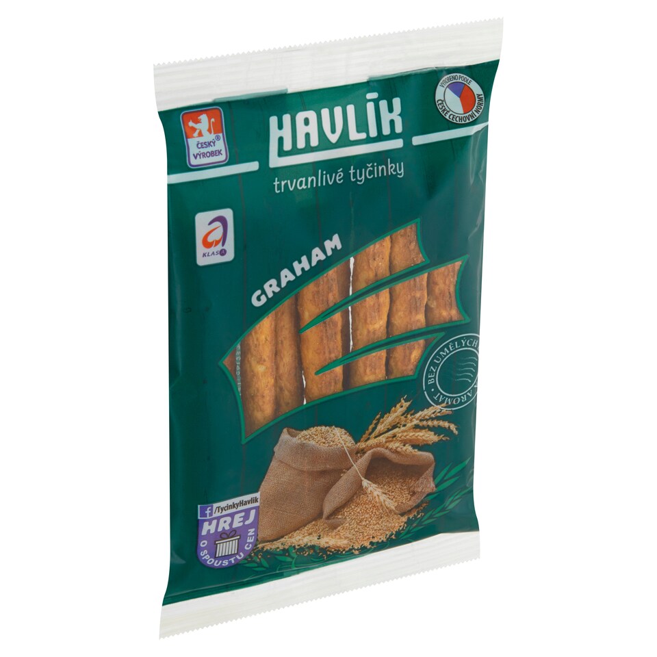 image 1 of Havlík Graham Long-Life Salt Sticks with Cheese 90g