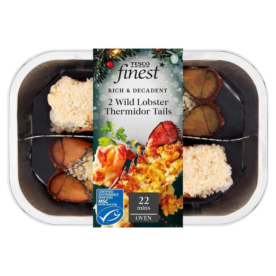 Tesco Finest 2 Thermidor Wild Lobster Tails 280g