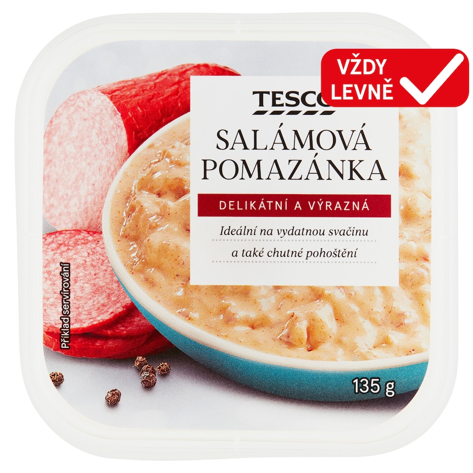 Tesco Salami Spread 135g