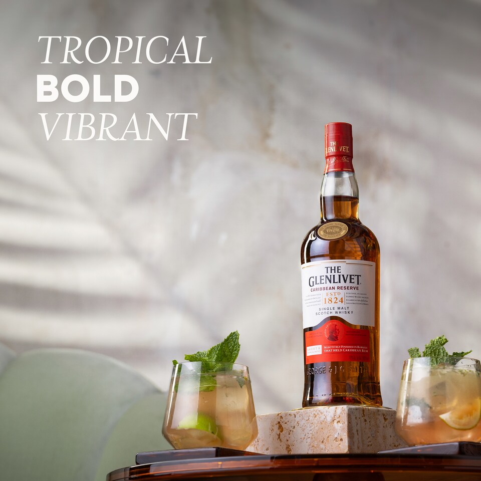 image 1 of The Glenlivet Caribbean Reserve Single Malt Scotch Whisky 70cl