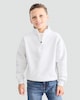 image 1 of F&F Boys Cotton Rich Half Zip Sweatshirt in Grey