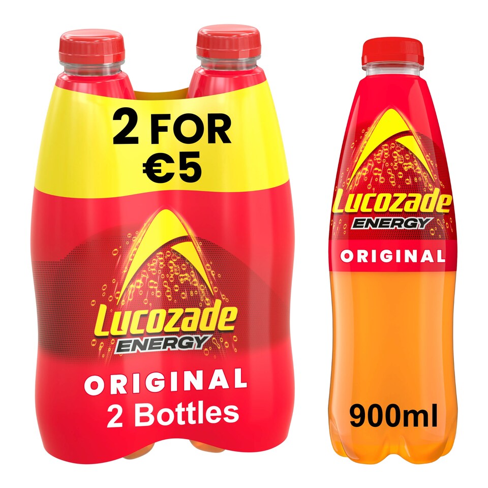 Lucozade Energy Original 2pk 900ml