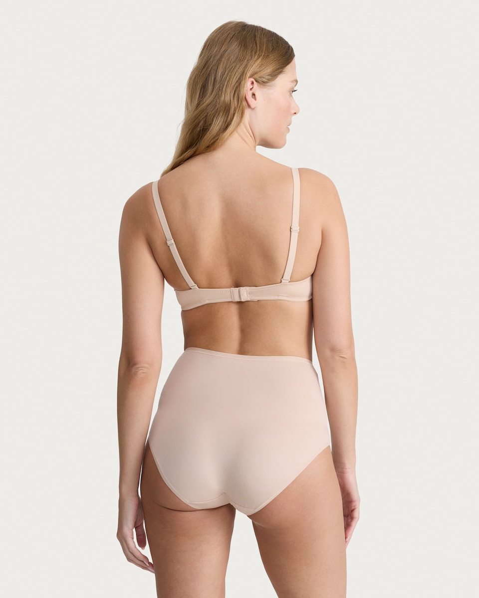 image 1 of F&F 5-Pack Microfibre No VPL Full Brief Knickers in Black