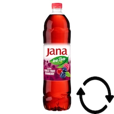 Jana Ice Tea Non-Carbonated Forest Fruit-Cranberry Flavoured & Mixed Soft Drink 1,5 l