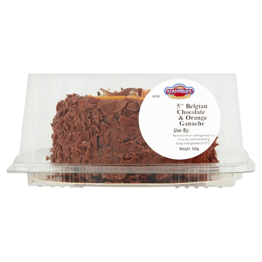 Staffords Bakery Belgian Chocolate And Orange Cake 520G Tesco Groceries