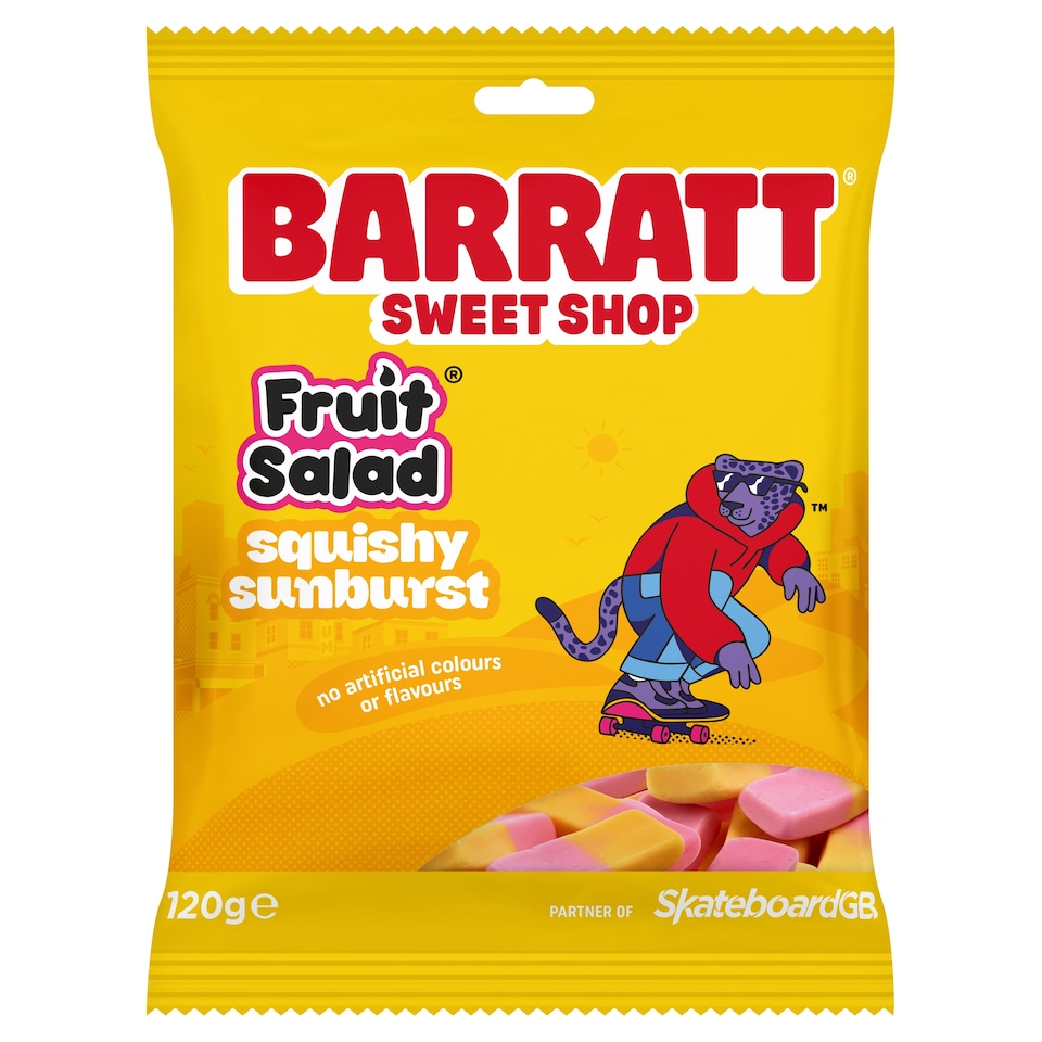 Barratt Sweet Shop Fruit Salad Squishy Sunburst 120g