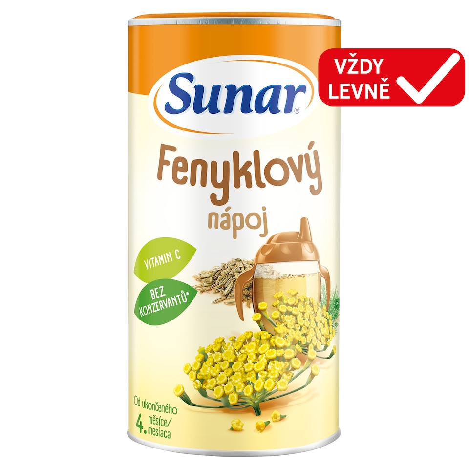 Obrázek 1 pro produkt Sunar rozpustný nápoj fenyklový 200g