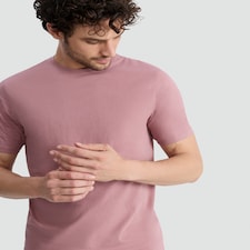 F&F Pure Cotton Short Sleeved T-Shirt in Pink