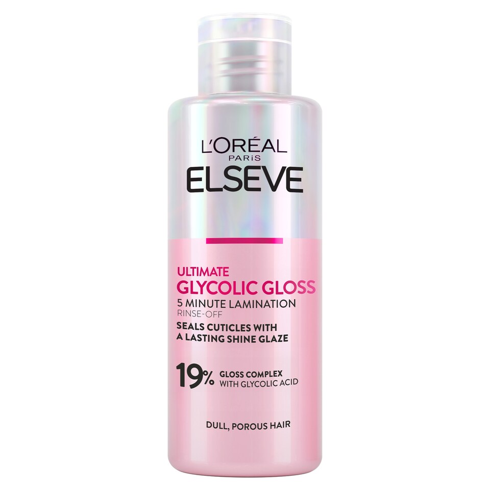 L'Oréal Paris Elseve Glycolic Gloss oplachová péče s kyselinou glykolovou, 200 ml