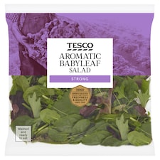 Tesco Aromatic Babyleaf Salad 90G