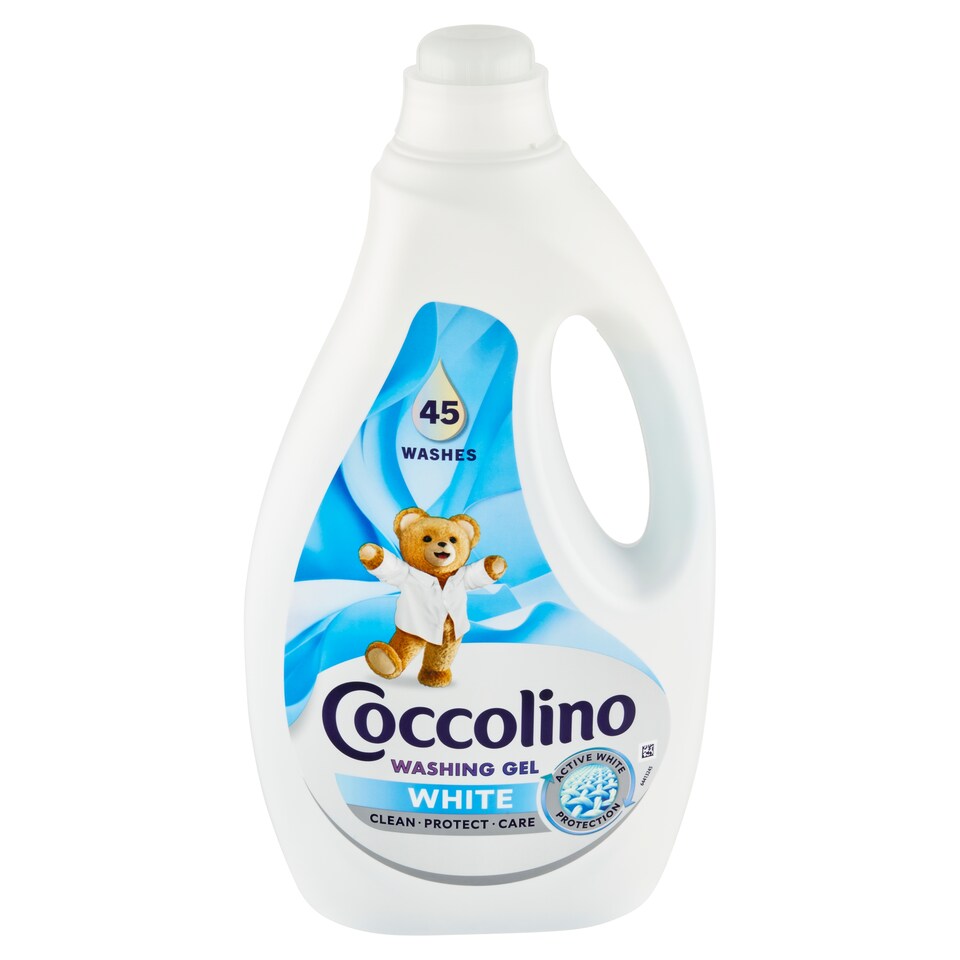 image 1 of Coccolino White Clothes Liquid Detergent 45 Washes 1.8 L
