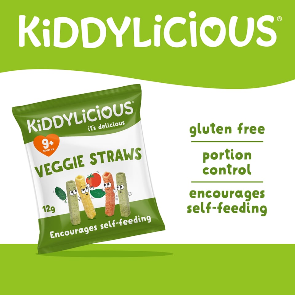 image 1 of Kiddylicious Veggie Straws Multipack 4X12g