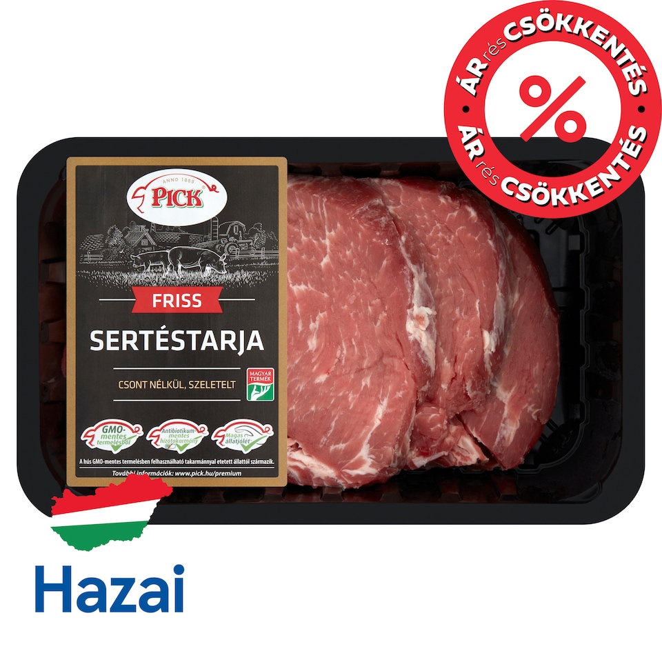 PICK friss szeletelt sertéstarja csont nélkül