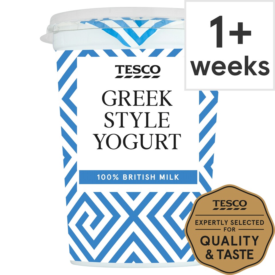 Tesco Greek Style Yogurt 500G