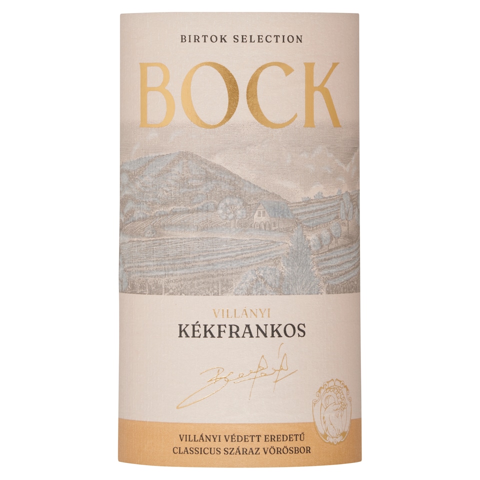 Bock Birtok Selection Villányi Kékfrankos classicus száraz vörösbor 12,5% 750 ml  1. kép