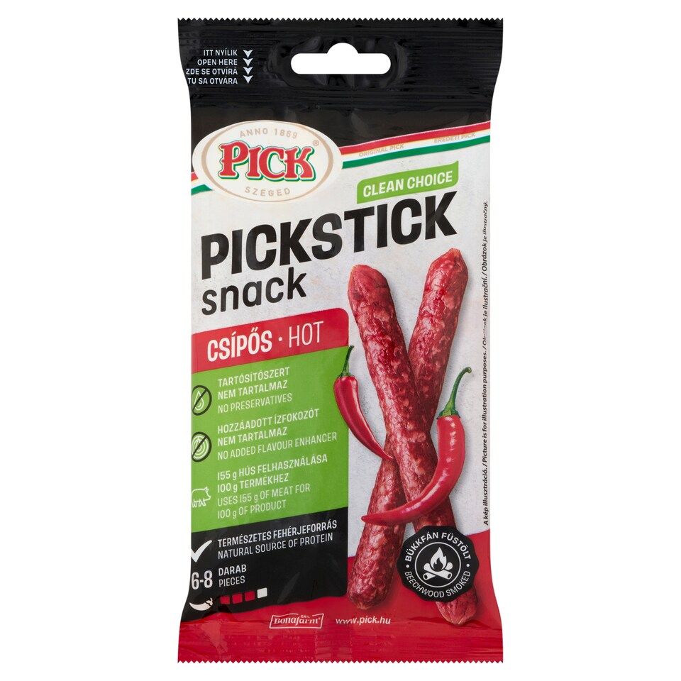 image 1 of Pick Pickstick Snack Spicy Sausage 60 g