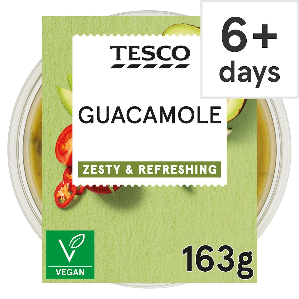 Tesco Guacamole Dip 163G