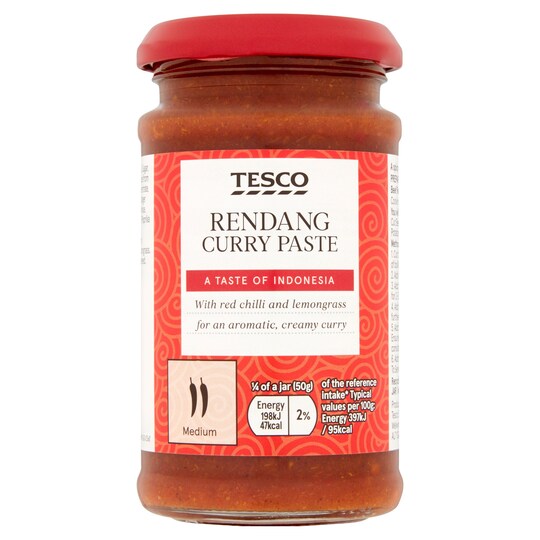 Tesco Rendang Paste 200G Tesco Groceries