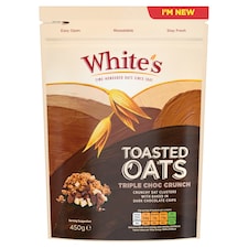 White's Toasted Oats - Triple Choc Crunch 450g