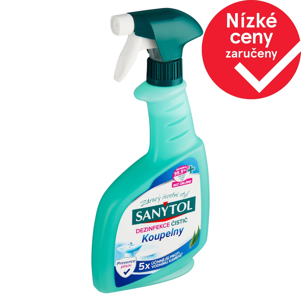 image 1 of Sanytol Dezinfekce čistič koupelny vůně eukalyptu 500ml