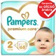 Pampers Premium Care, Méret: 2, 68 Pelenka, 4kg-8kg  1. kép