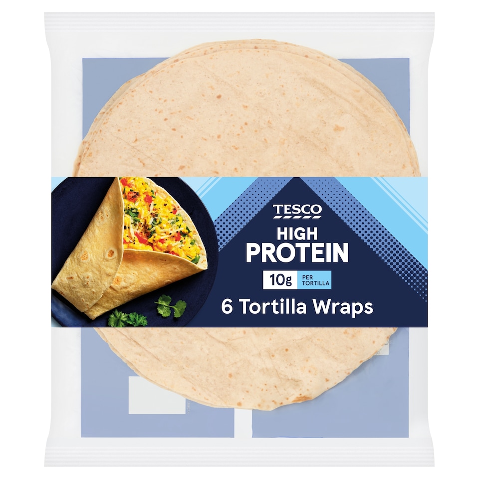 Tesco 6 High Protein Tortillas