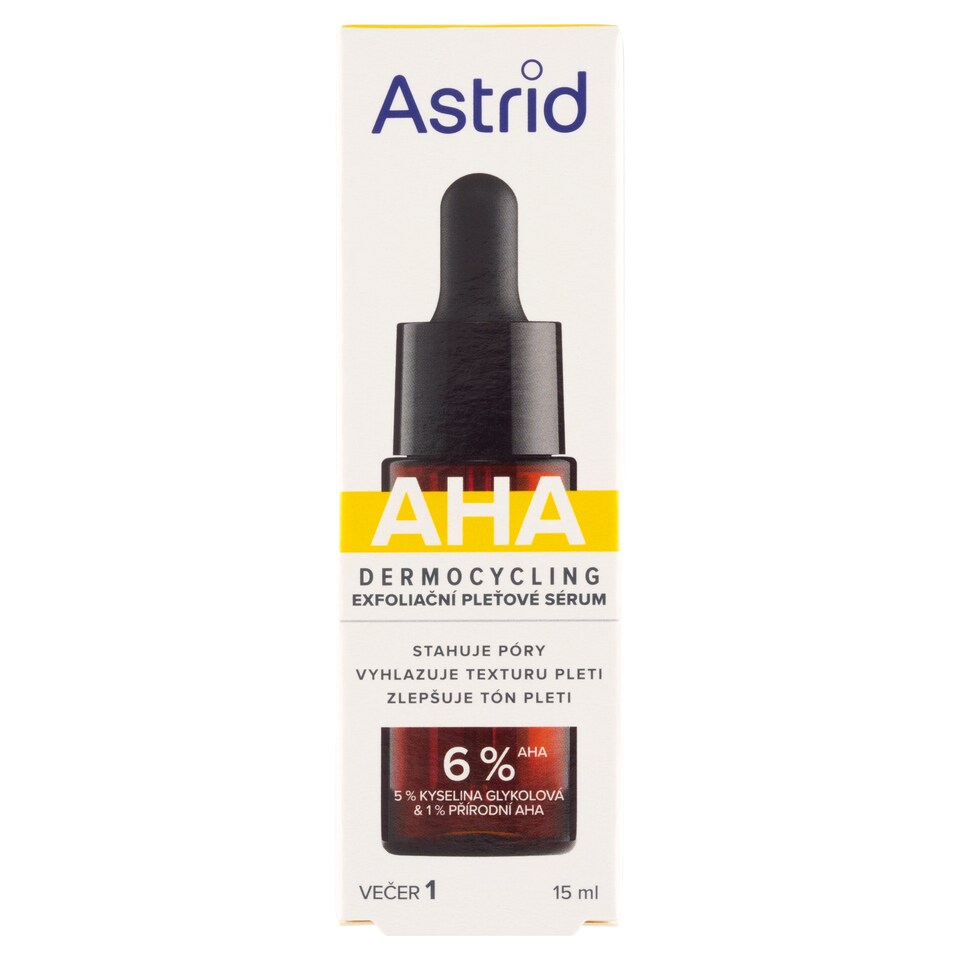 Obrázek 1 pro produkt Astrid AHA exfoliační pleťové sérum 15ml