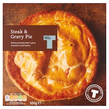 Tasty Foods Steak & Gravy Pie 500G