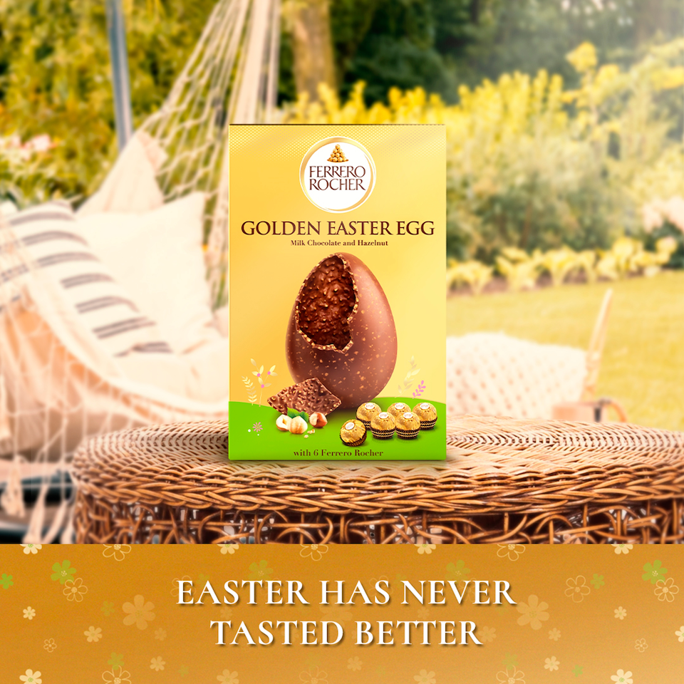 image 1 of Ferrero Rocher Golden Easter Egg 250G