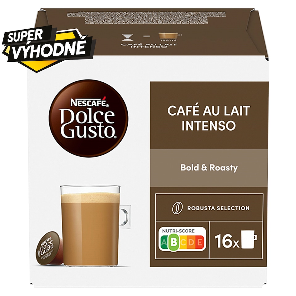 image 1 of NESCAFÉ® Dolce Gusto® Café au Lait Intenso - Capsule Coffee - 16 Capsules in a Pack