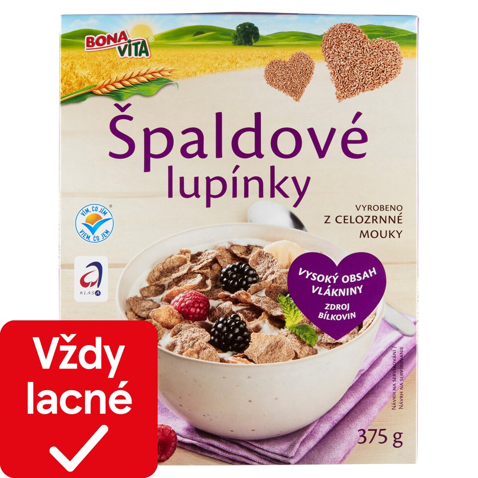 Bona Vita Špaldové lupienky 375 g