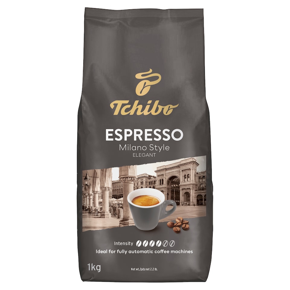 Tchibo Espresso Milano szemes, pörkölt kávé 1 kg  1. kép