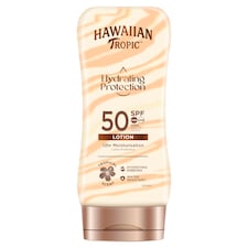 Hawaiian Tropic Hydrating Protection Sunscreen Lotion SPF 50 180ml
