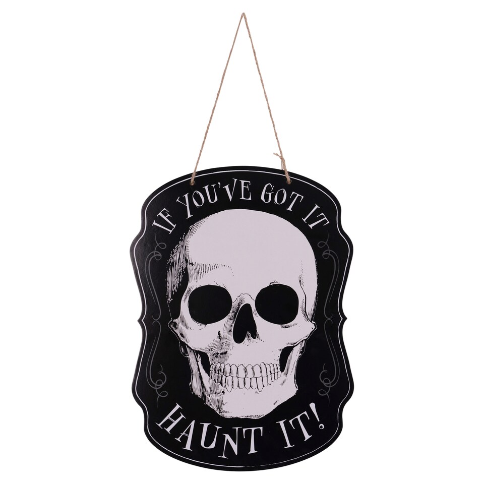 Tesco Haunt It Hanging Sign