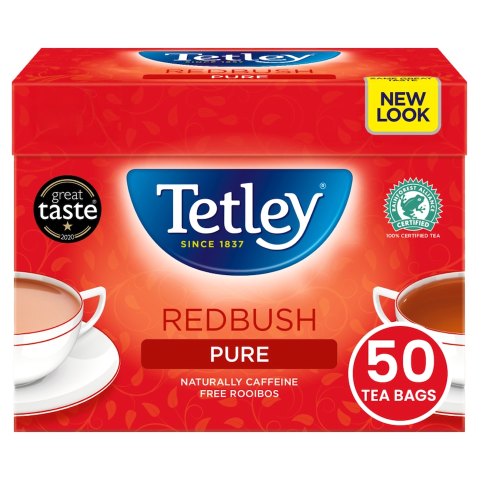 Tetley Redbush 40 Teabags 100G