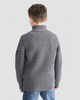 image 3 of F&F Boys Chenille Half-Zip Knitted Jumper in Khaki