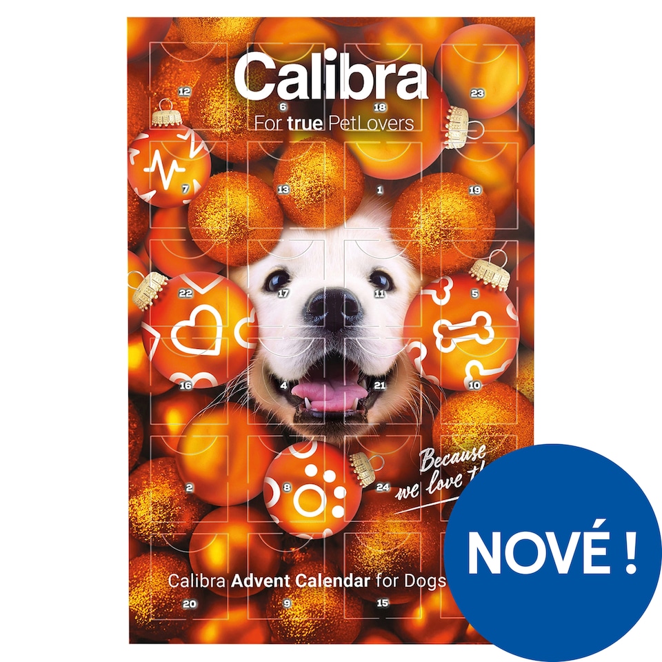 Calibra Advent Calendar for Dogs with Meat Treats 120g