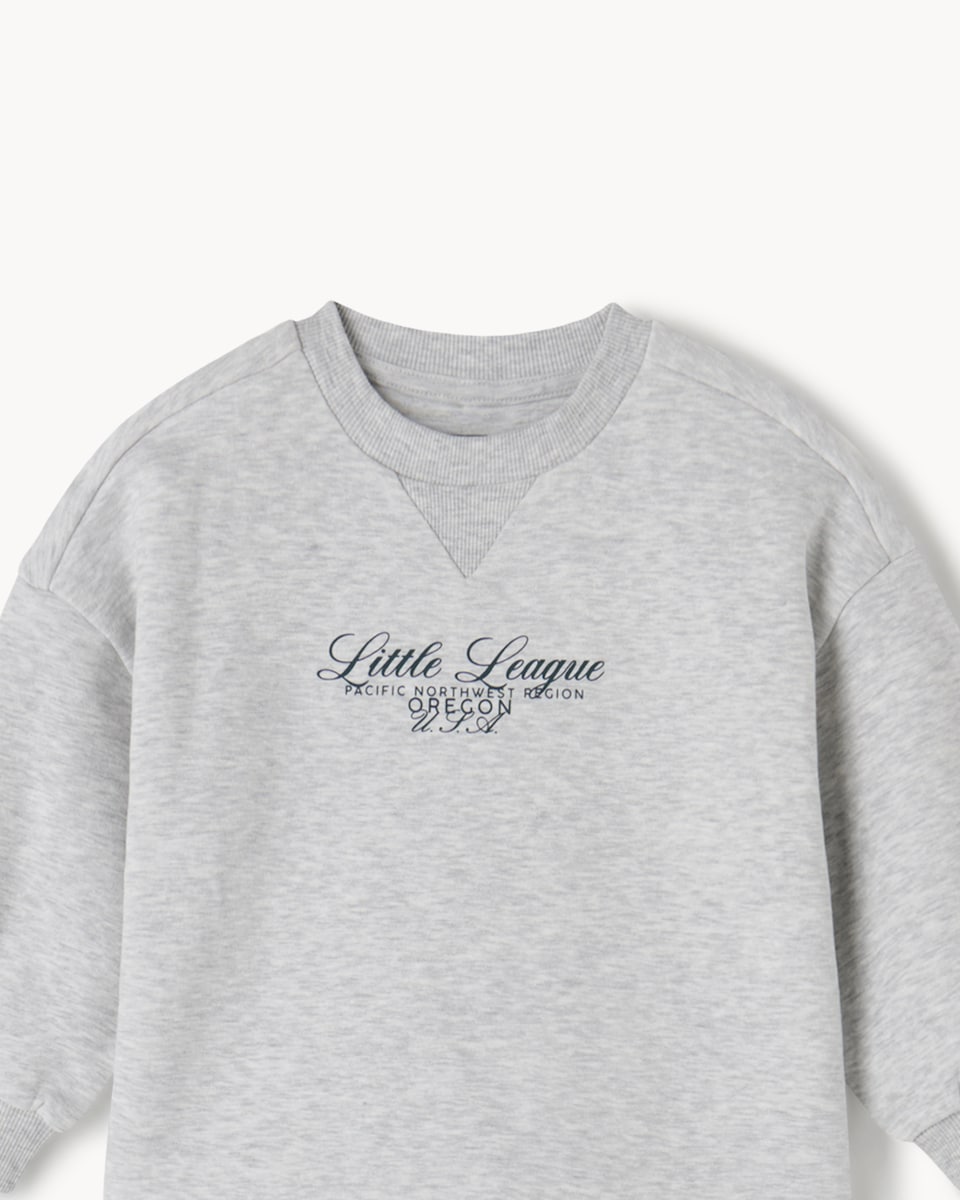 image 1 of F&F Boys 2-Pack Cotton Rich Slogan Sweatshirts in Green