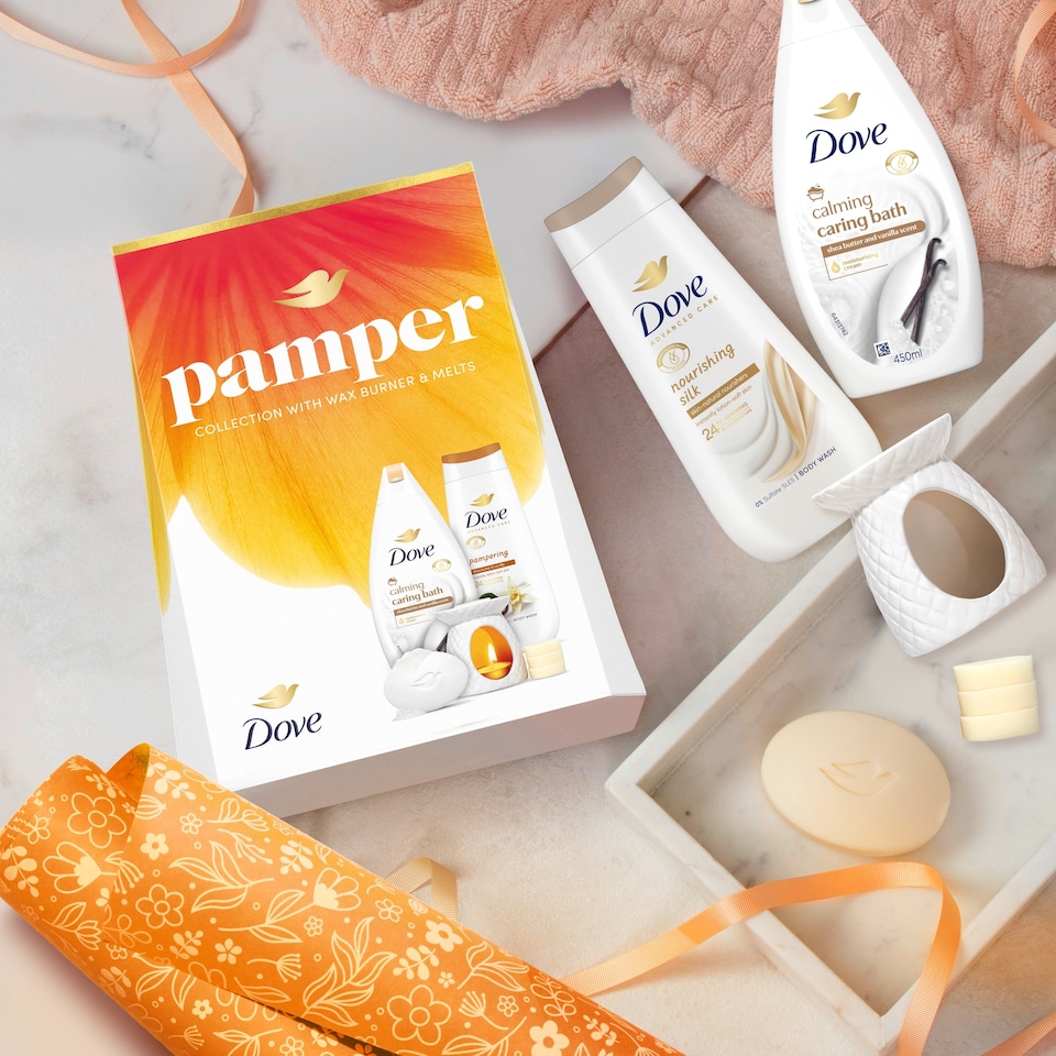 image 1 of Dove Pamper Collection with Wax Burner & Melts