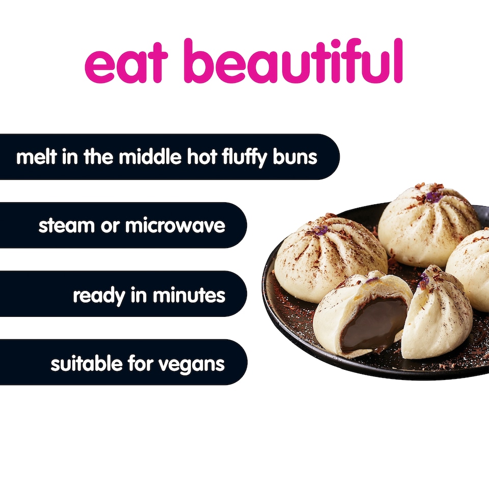 image 1 of Itsu Chocolate Bao Buns 4 X 45G