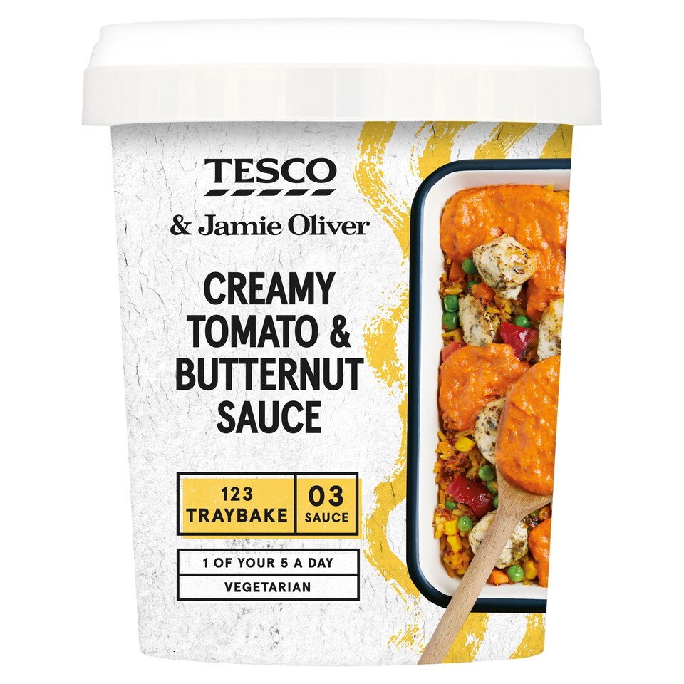 Tesco & Jamie Oliver Creamy Tomato & Butternut Sauce 500G