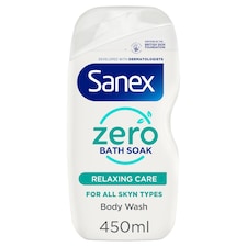 Sanex Zero % Normal Skin Bath Soak 450Ml