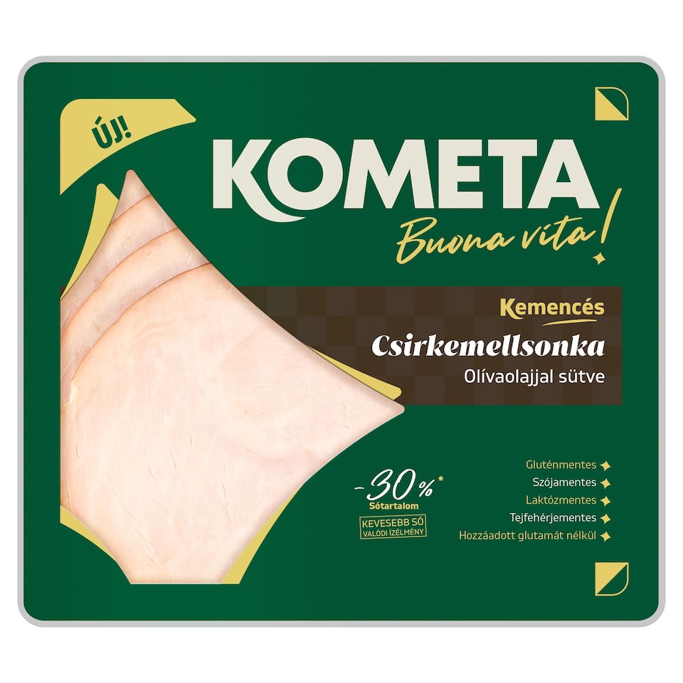 Kometa Kemencés Sliced Roasted Chicken Breast Ham 90 g