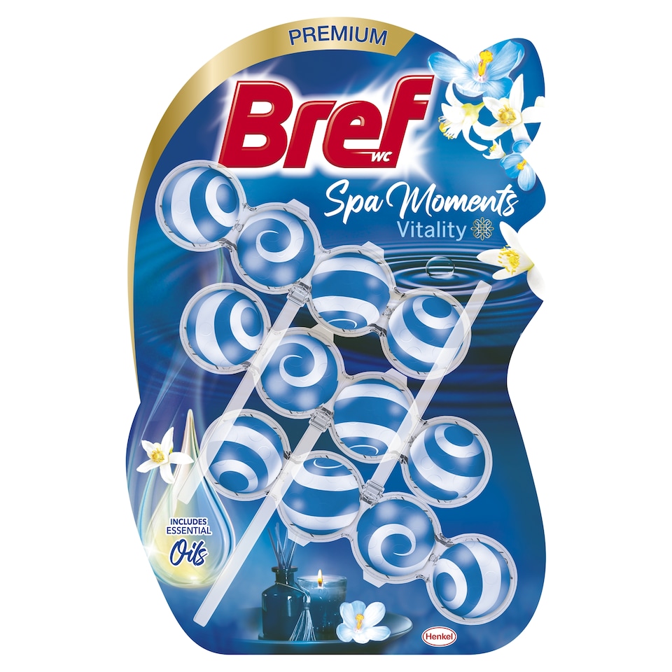 Bref Spa Moments Vitality Toilet Freshener 3 x 50 g