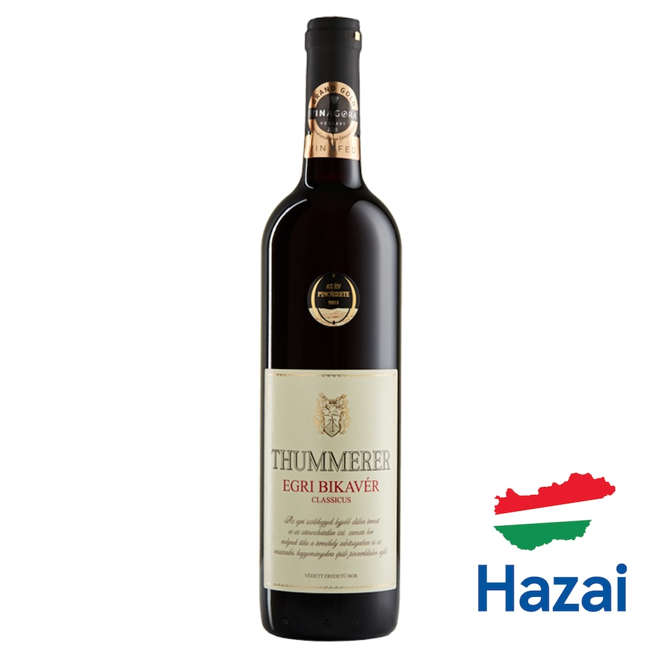 Thummerer Egri Bikavér classicus száraz vörösbor 14% 750 ml