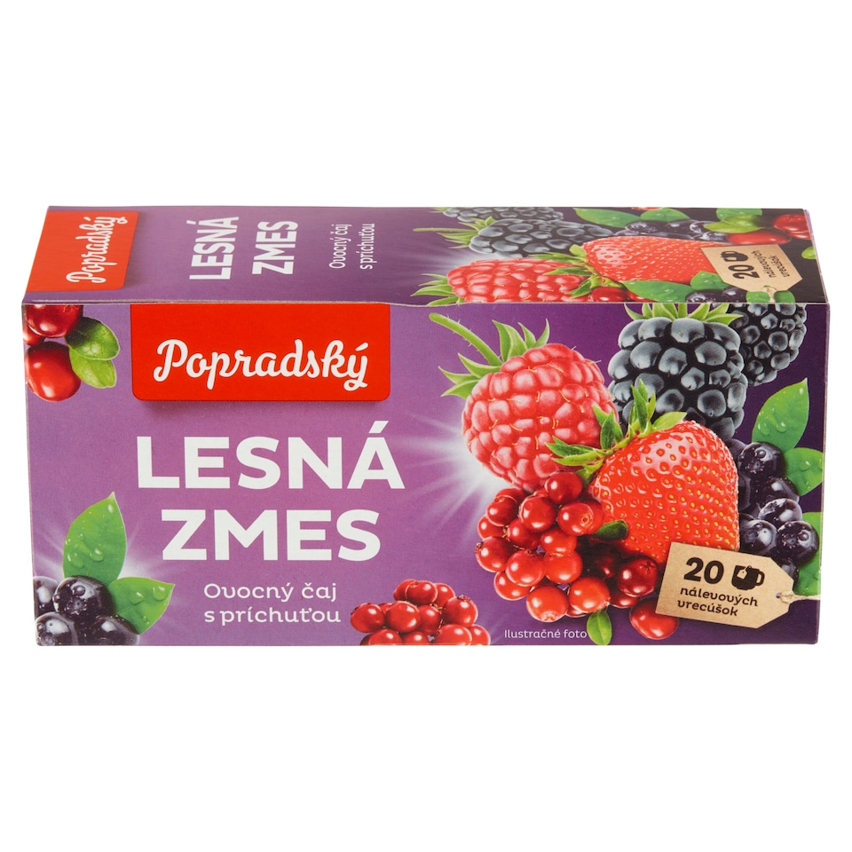 obrázok 1 z Popradský Lesná zmes ovocný čaj s príchuťou 40 g